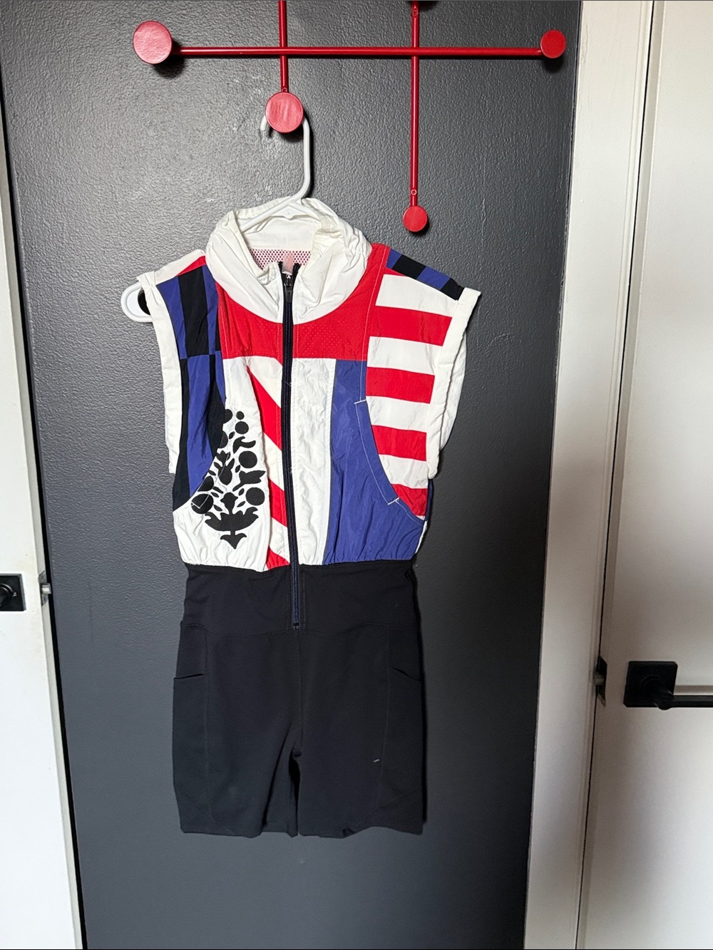 Free people movement bike one piece XS romper